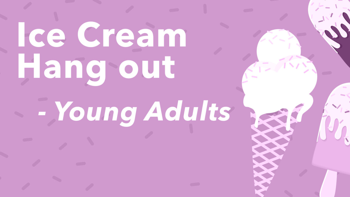 Young Adults Ice Cream Hang Out