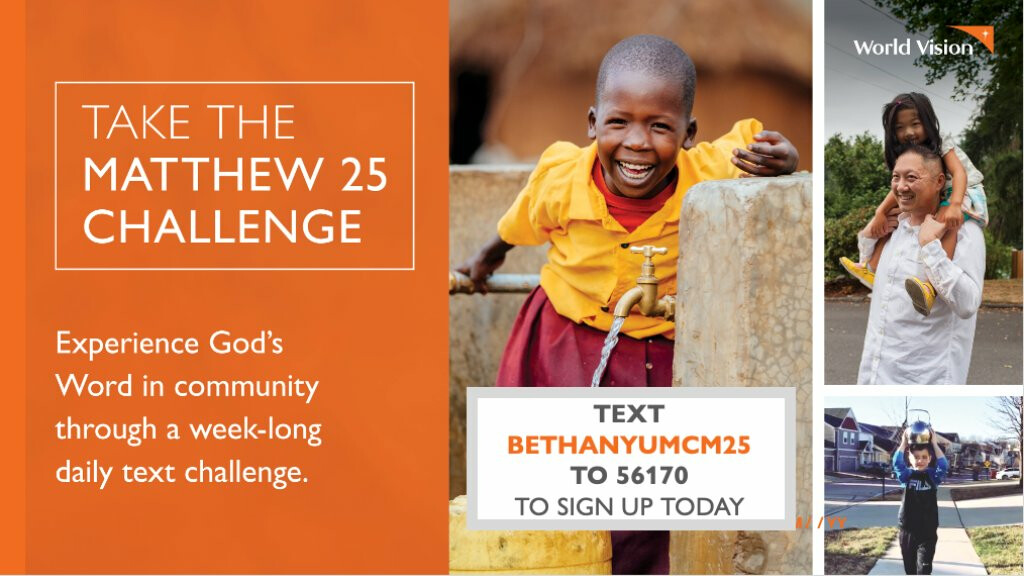 Matthew 25 Challenge