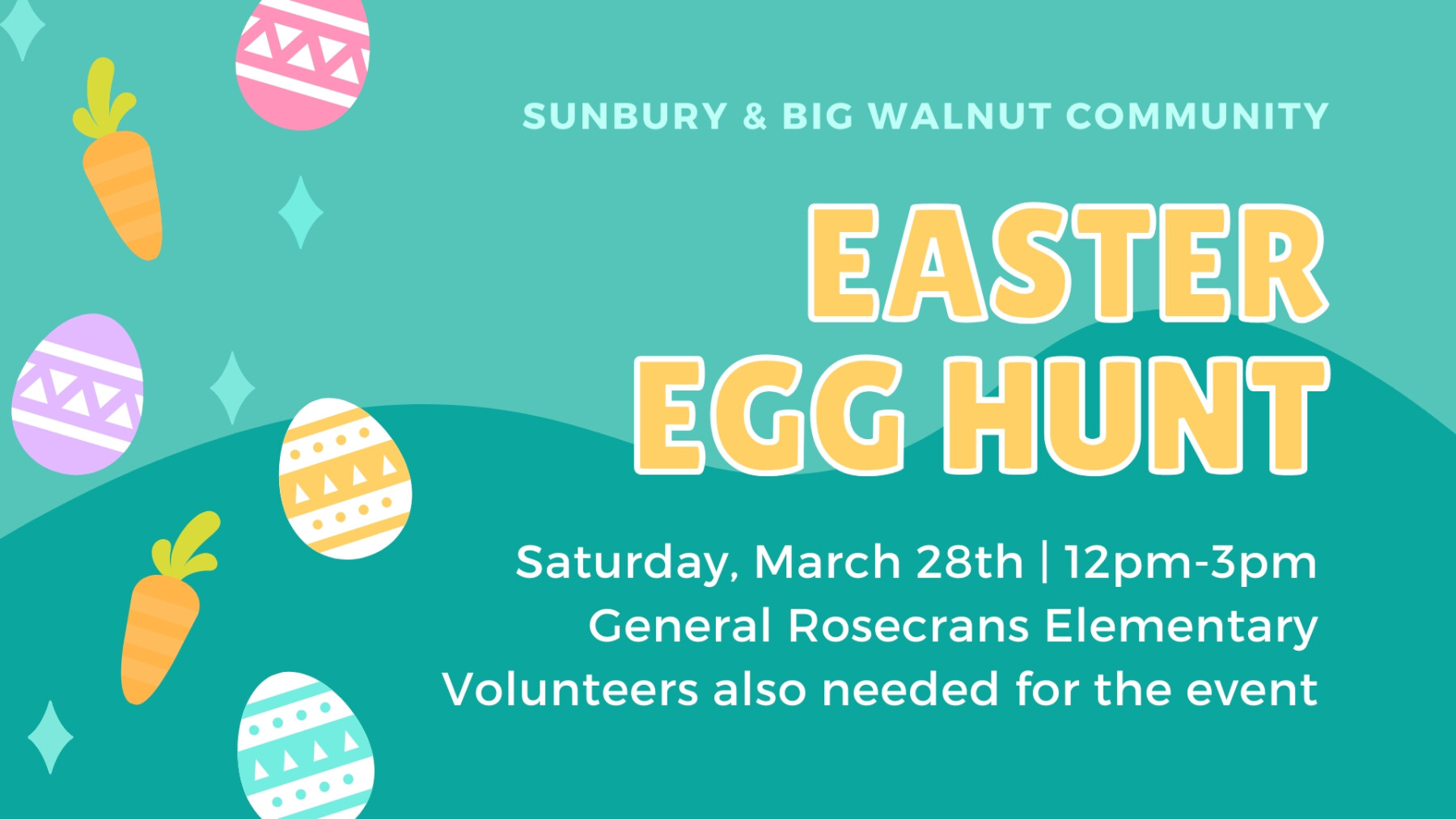 Community Easter Egg Hunt & Volunteer Opportunity 