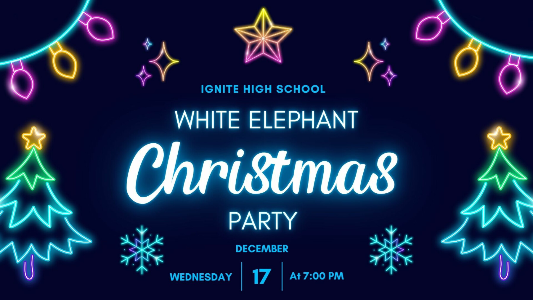 Ignite High School White Elephant Christmas Party
