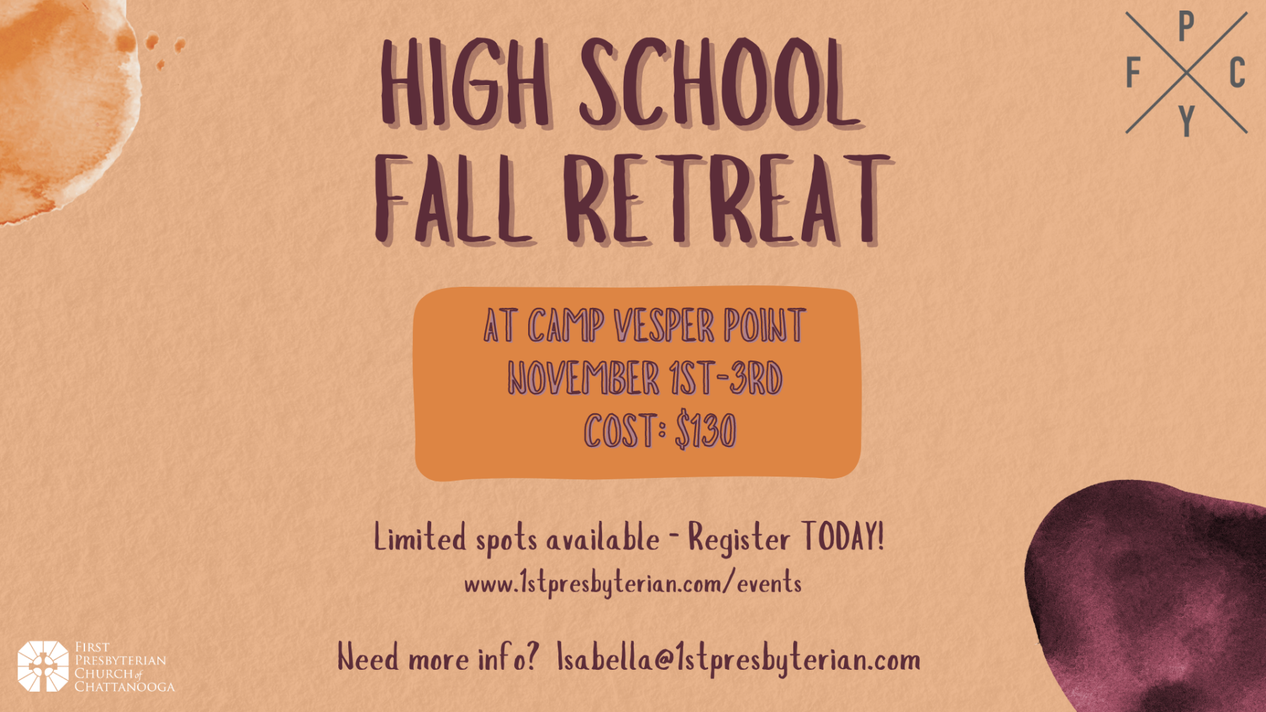 High School Fall Retreat