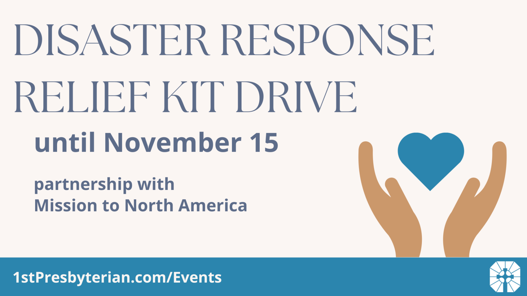 Disaster Response Relief Kit Drive