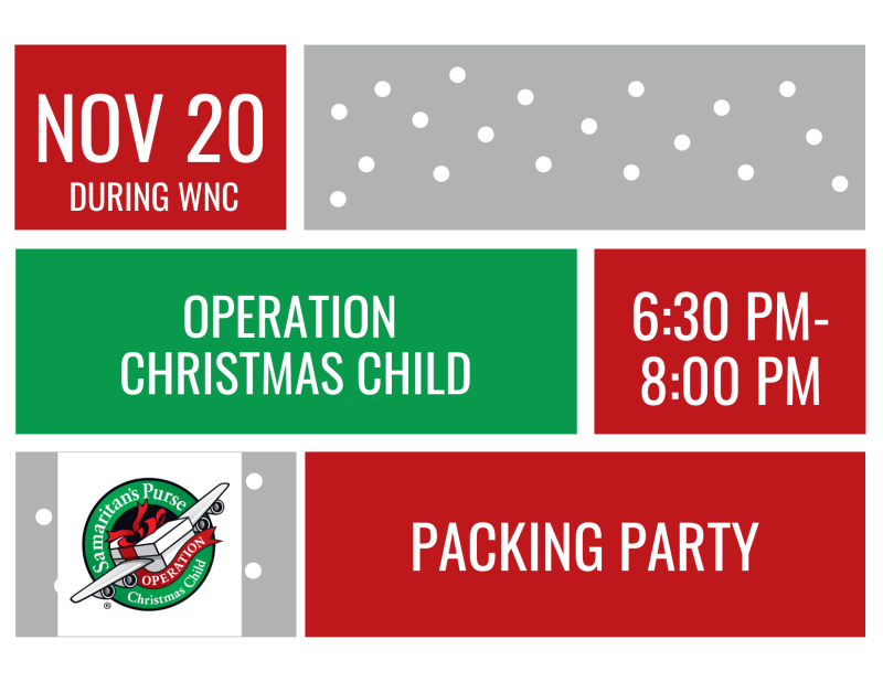 Kids Packing Party: Operation Christmas Child