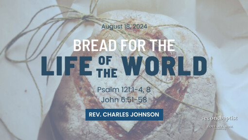 Bread for the Life of the World | August 18, 2024 | Rev. Charles Johnson