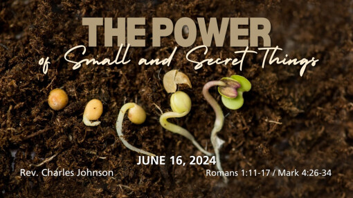 The Power of Small and Secret Things | June 16, 2024 | Rev. Charles Johnson
