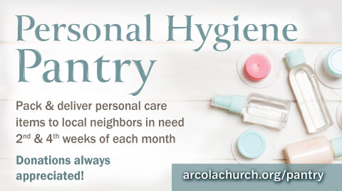 Donations and Volunteers Needed - Hygiene Pantry at Arcola Church 