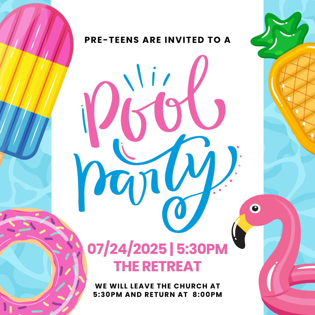 Pre-Teen Pool Party