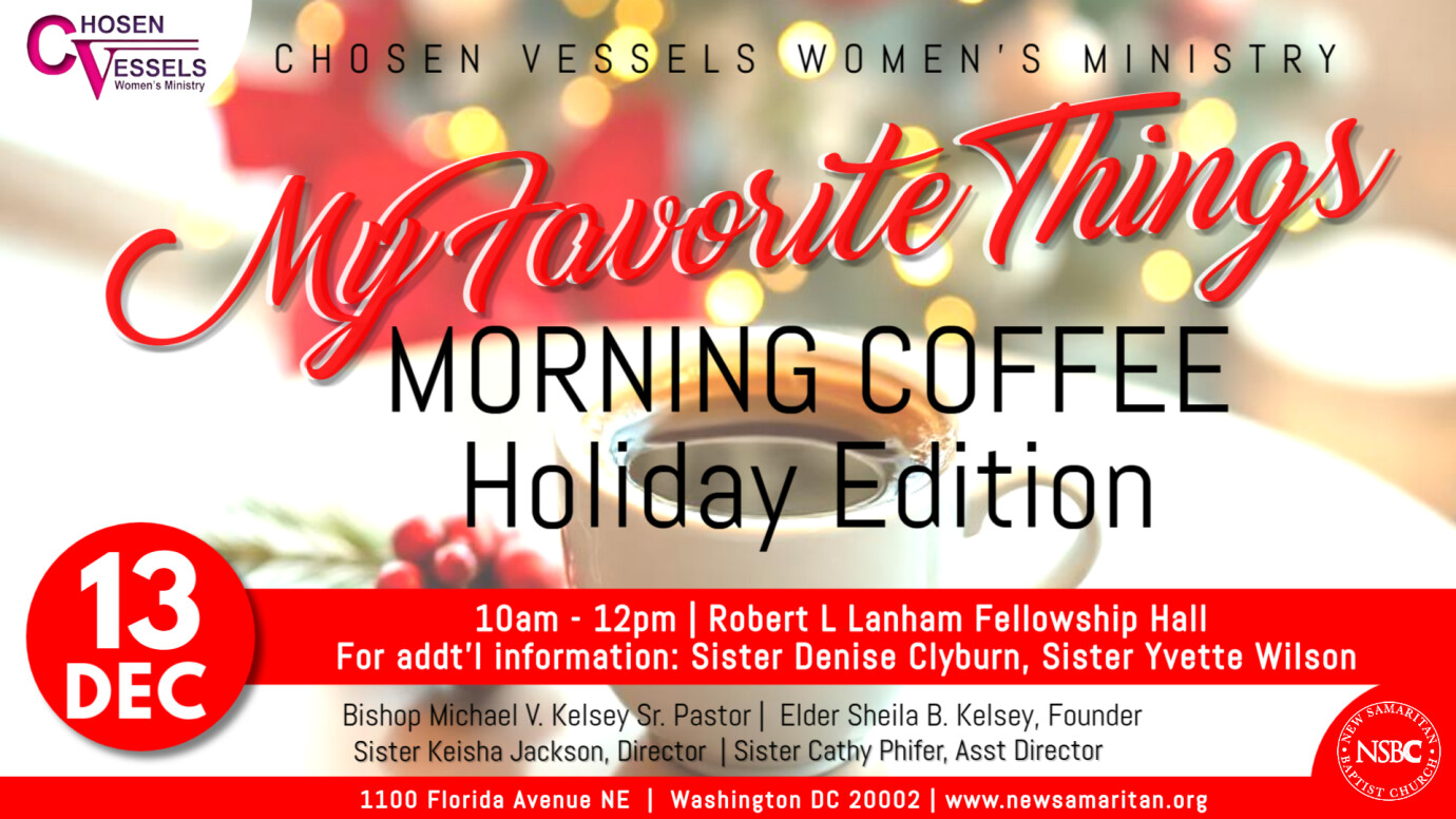 Morning Coffee Holiday Edition - "My Favorite Thing"