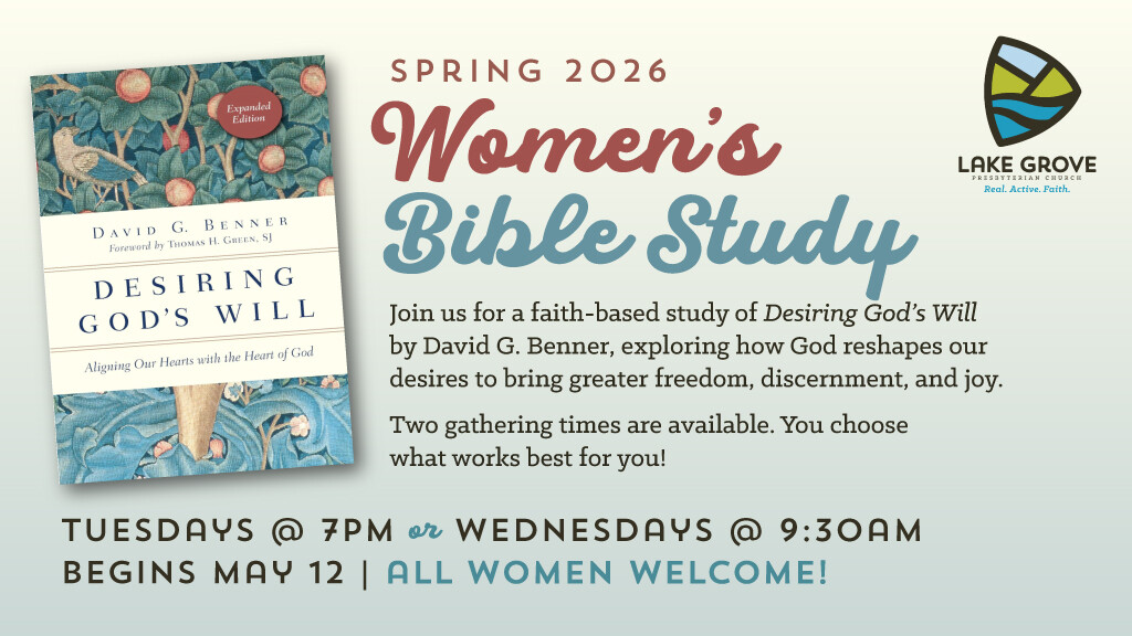 Spring 2026 Women's Bible Study - Tuesday Evenings