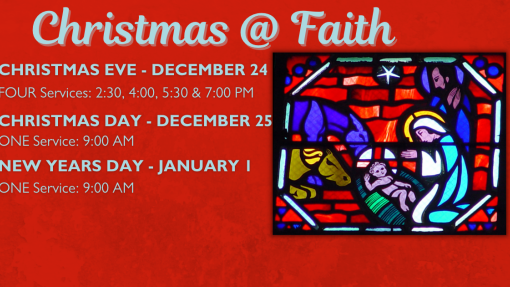 Christmas Eve 2022 at Faith