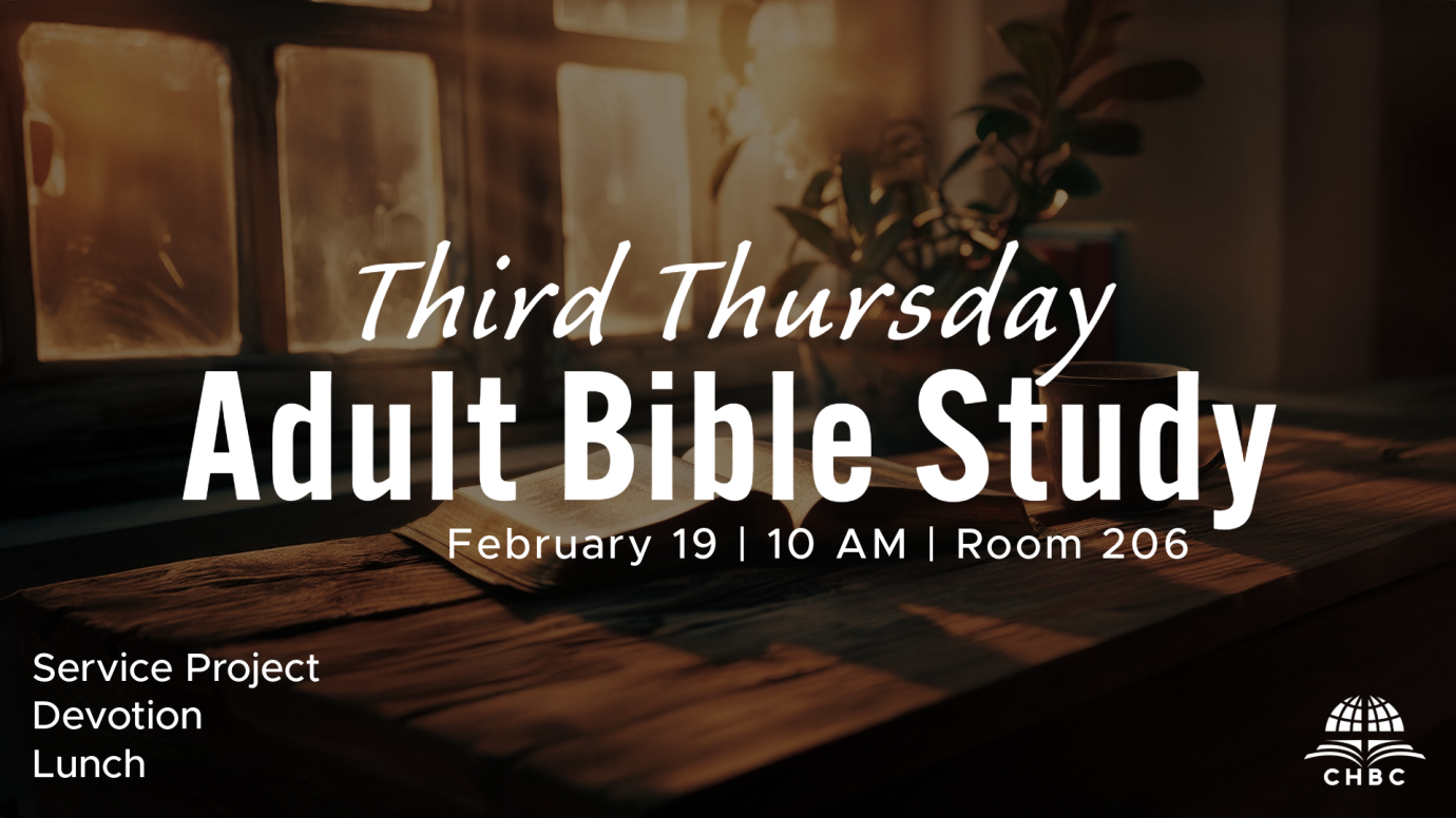 Third Thursday Adult Bible Study
