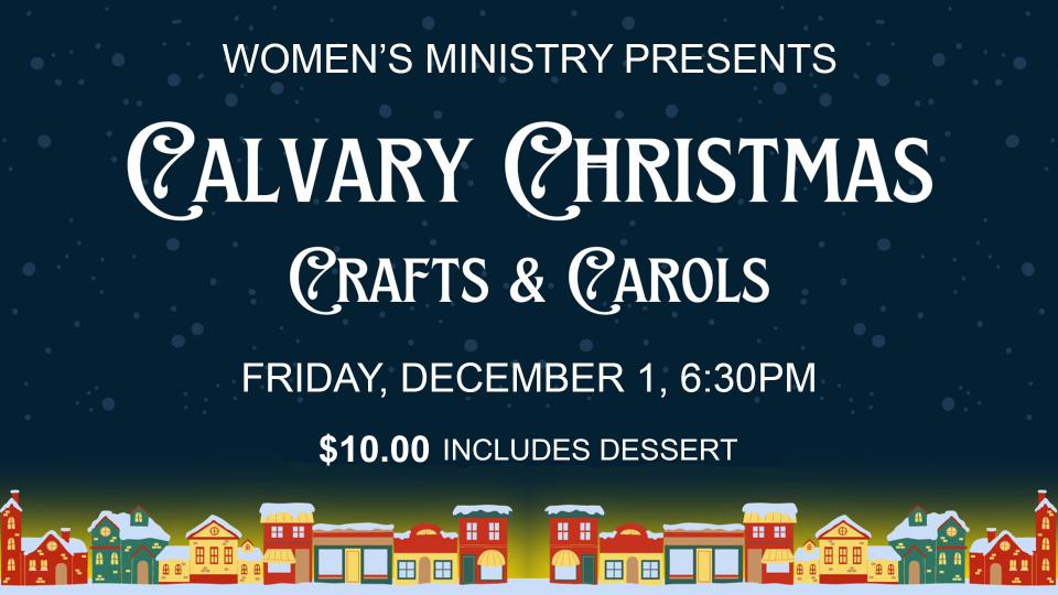 Calvary Christmas Craft & Carols