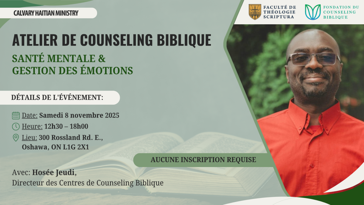 Haitian Ministry Biblical Counselling Workshop