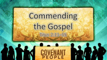 Commending the Bible