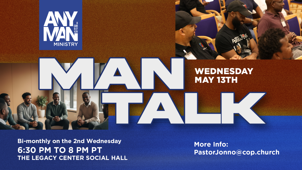 Any Man Men's Ministry MAN Talk: Healthy Discussions for Today's Man