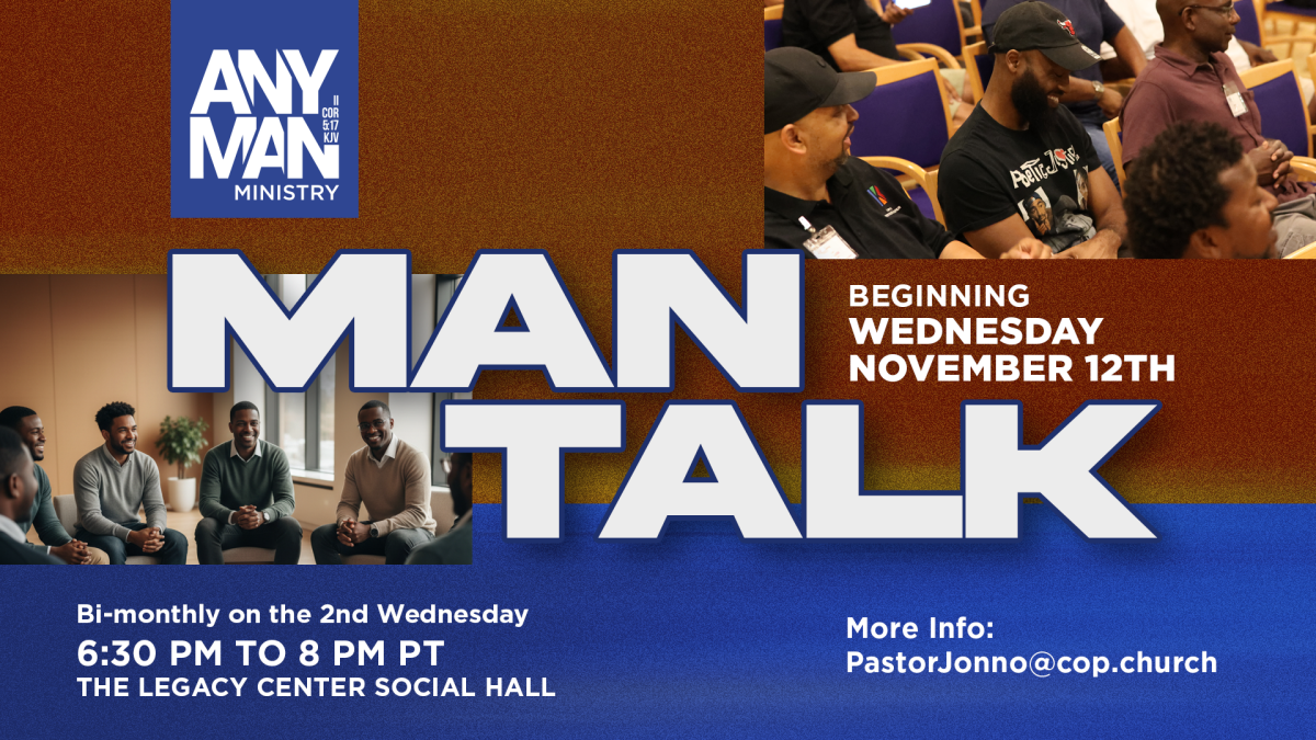 Any Man Men's Ministry MAN Talk: Healthy Discussions for Today's Man