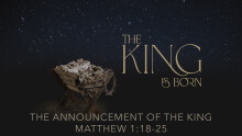 The Announcement of the King