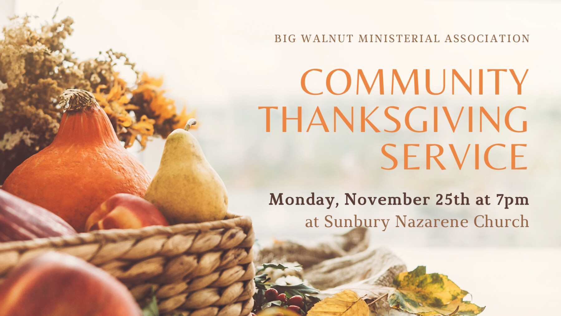 Community Thanksgiving Service 