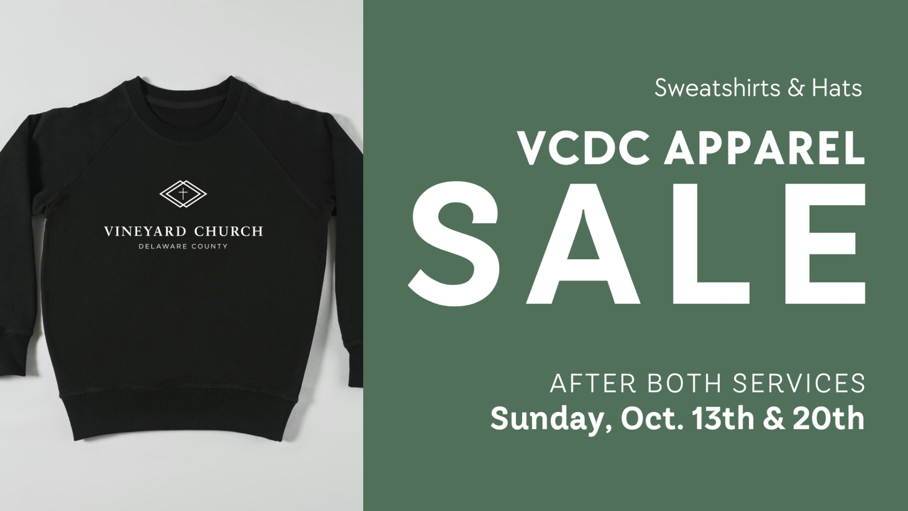 VCDC Fall Apparel Sale