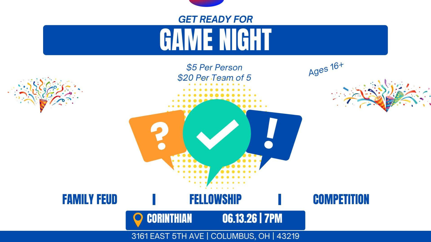 Youth & Young Adult Ministry Game Night