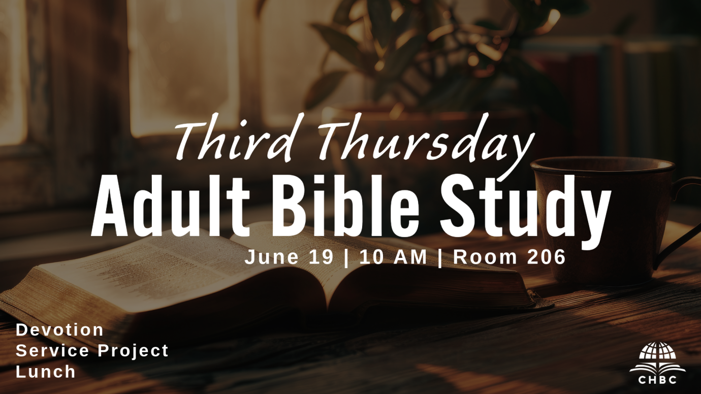Third Thursday Adult Bible Study