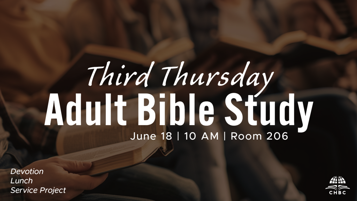 Third Thursday Adult Bible Study