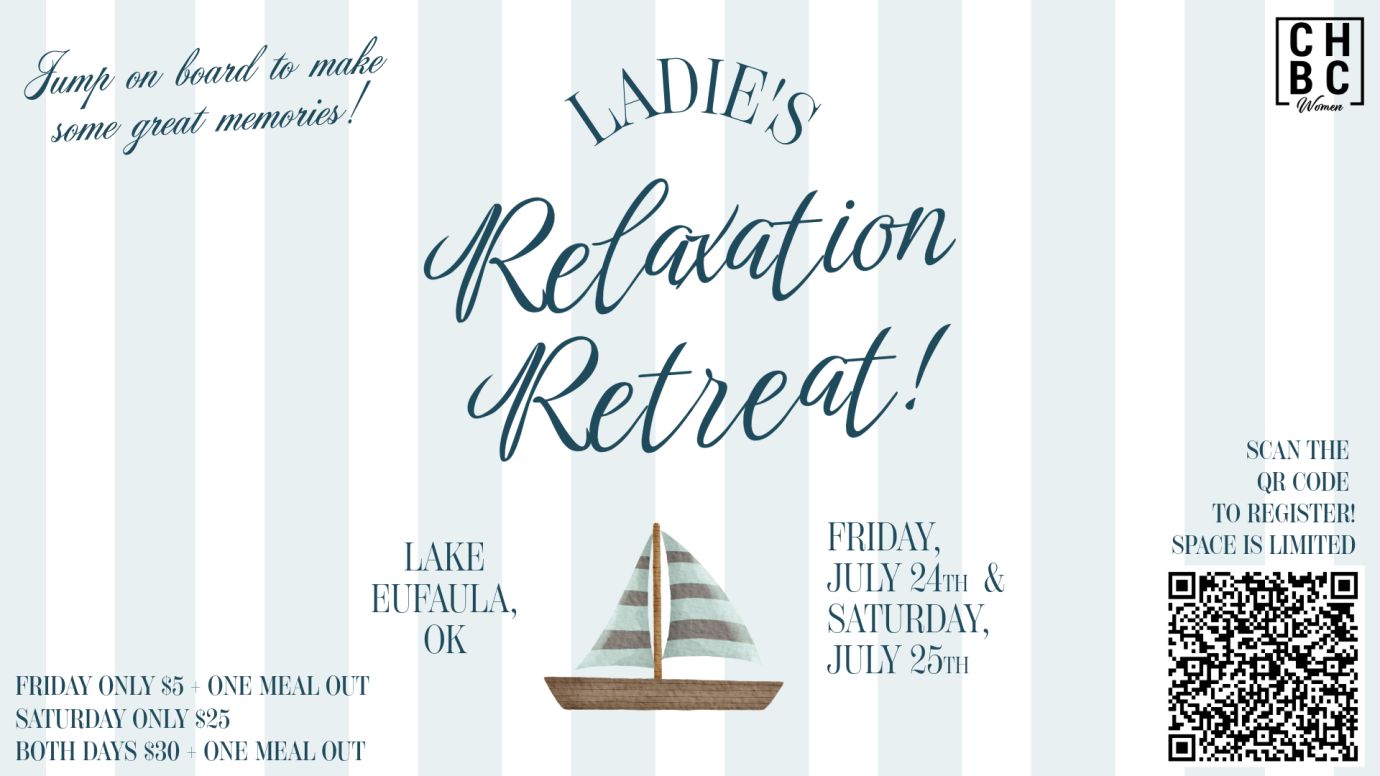 Women's Ministry Relaxation Retreat 2026