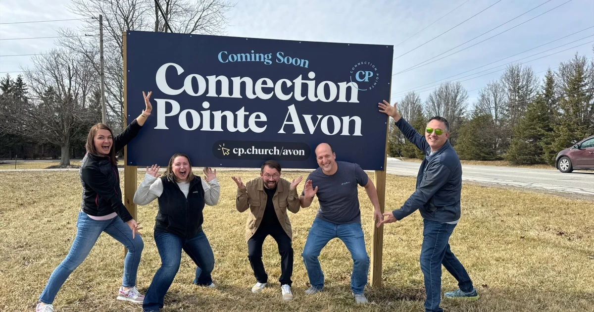 Join us for the Avon Groundbreaking Celebration!&nbsp;
Come worship with us, hear from Pastor John, and celebrate the future home of Connection Pointe Avon and all that God has in store.
Together, we&rsquo;ll witness a special ceremonial...