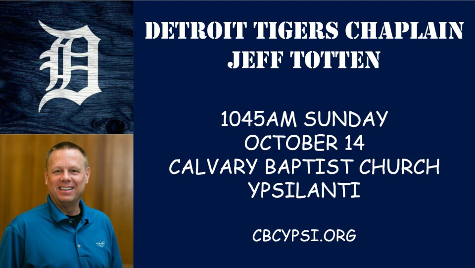 Detroit Tigers Chaplain Jeff Totten