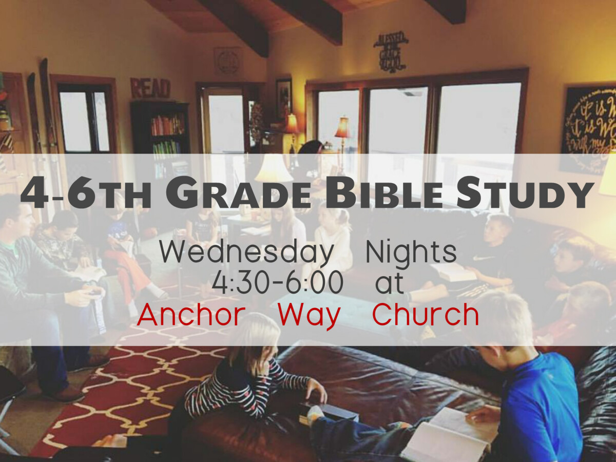 4-6th Grade Bible Study