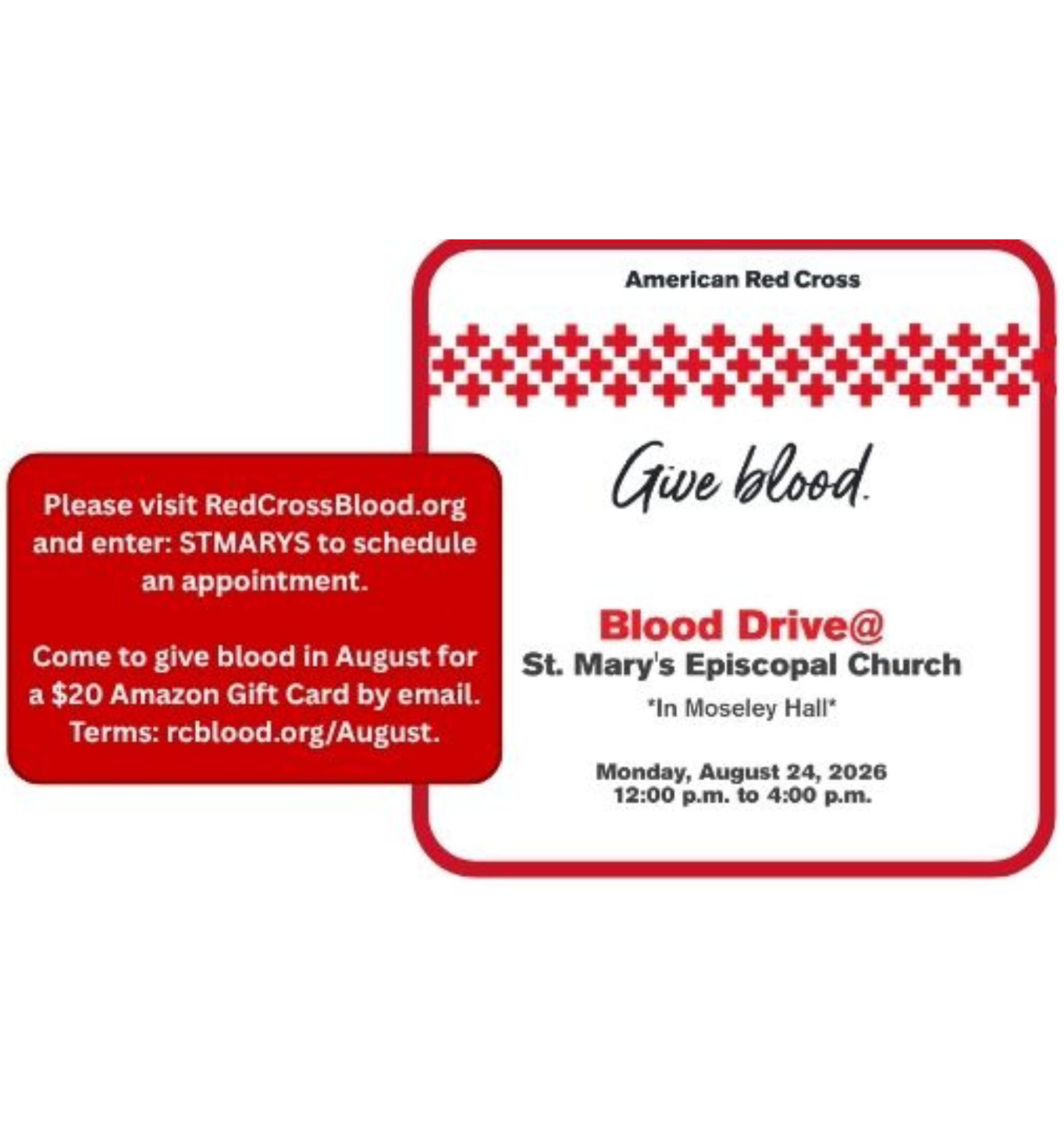 August Blood Drive