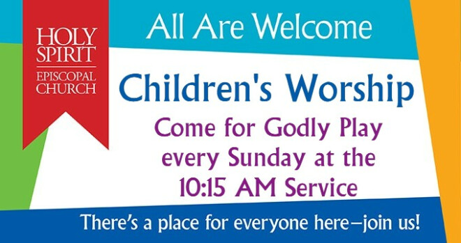 Children's Worship - Godly Play, during the 10:15 a.m. service