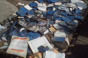 burnt bibles peshawar