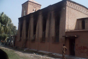 burnt church peshawar