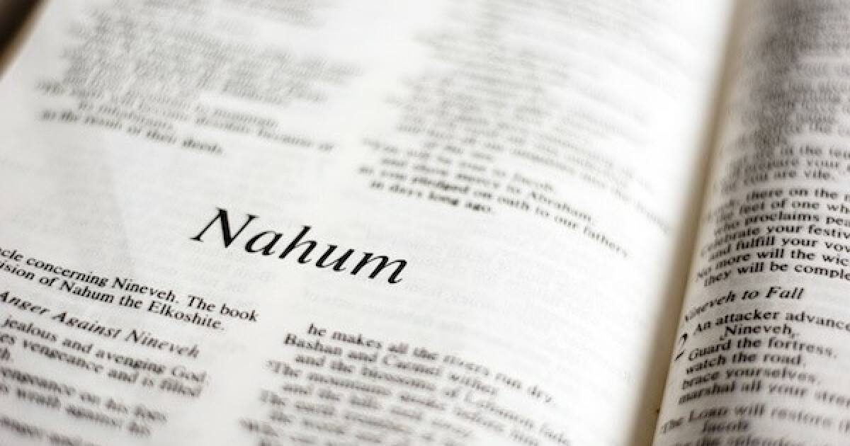 The Book of Nahum Daily Devotional Lincoln Presbyterian Church