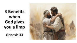 Sermon 48 Genesis 33 (3 Benefits to a God ordained "limp")