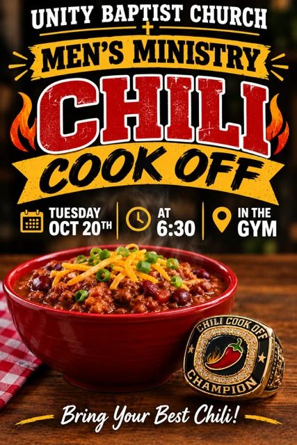 Forged Men's Ministry Chili Cook-off