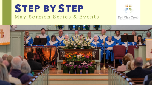 Step by Step May Sermon Series Mailer