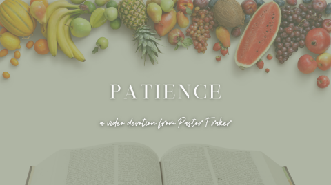 Video Devotion: Patience