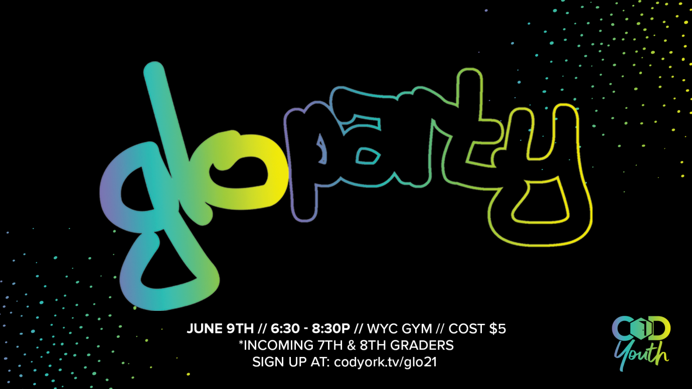 COD Youth Middle School Glo Party