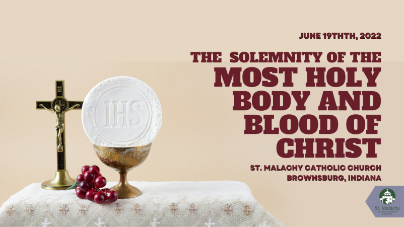 Solemnity of the Body and Blood of Christ