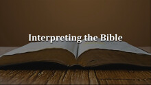 Interpreting the Bible: Literary Content