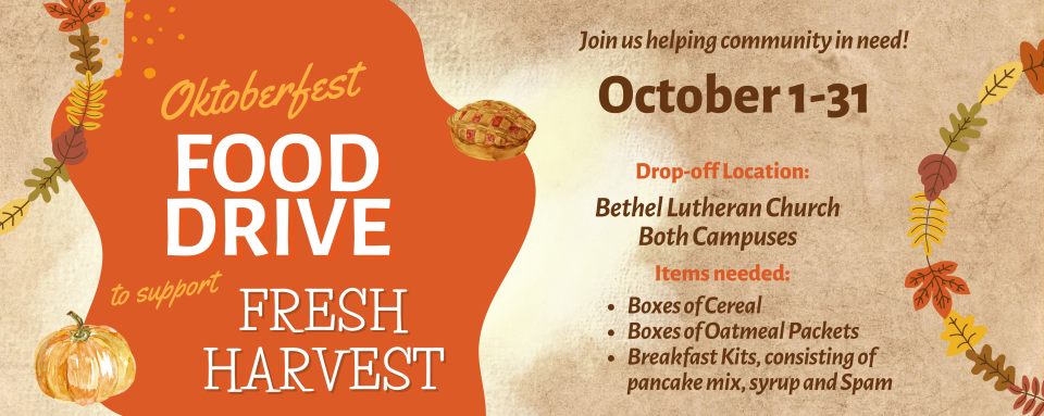 Oktoberfest Food Drive for Fresh Harvest