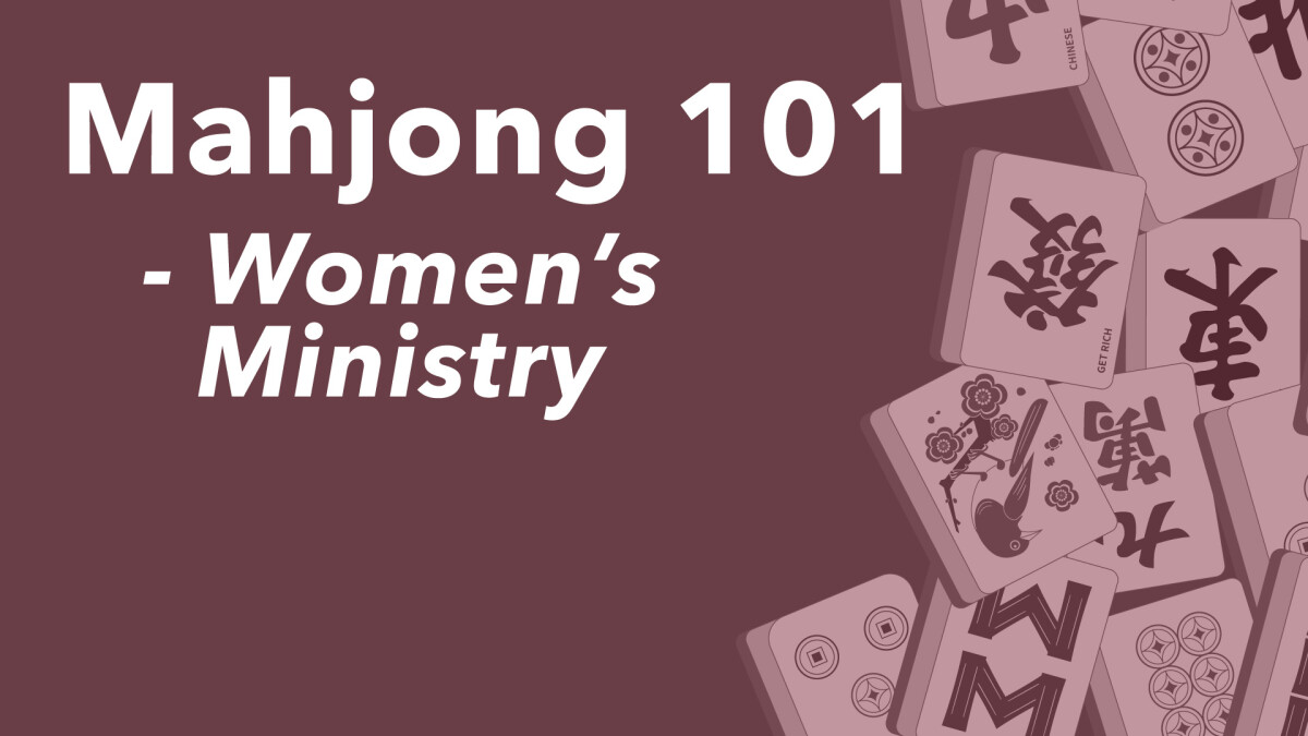 Women's Mahjong 101 Event