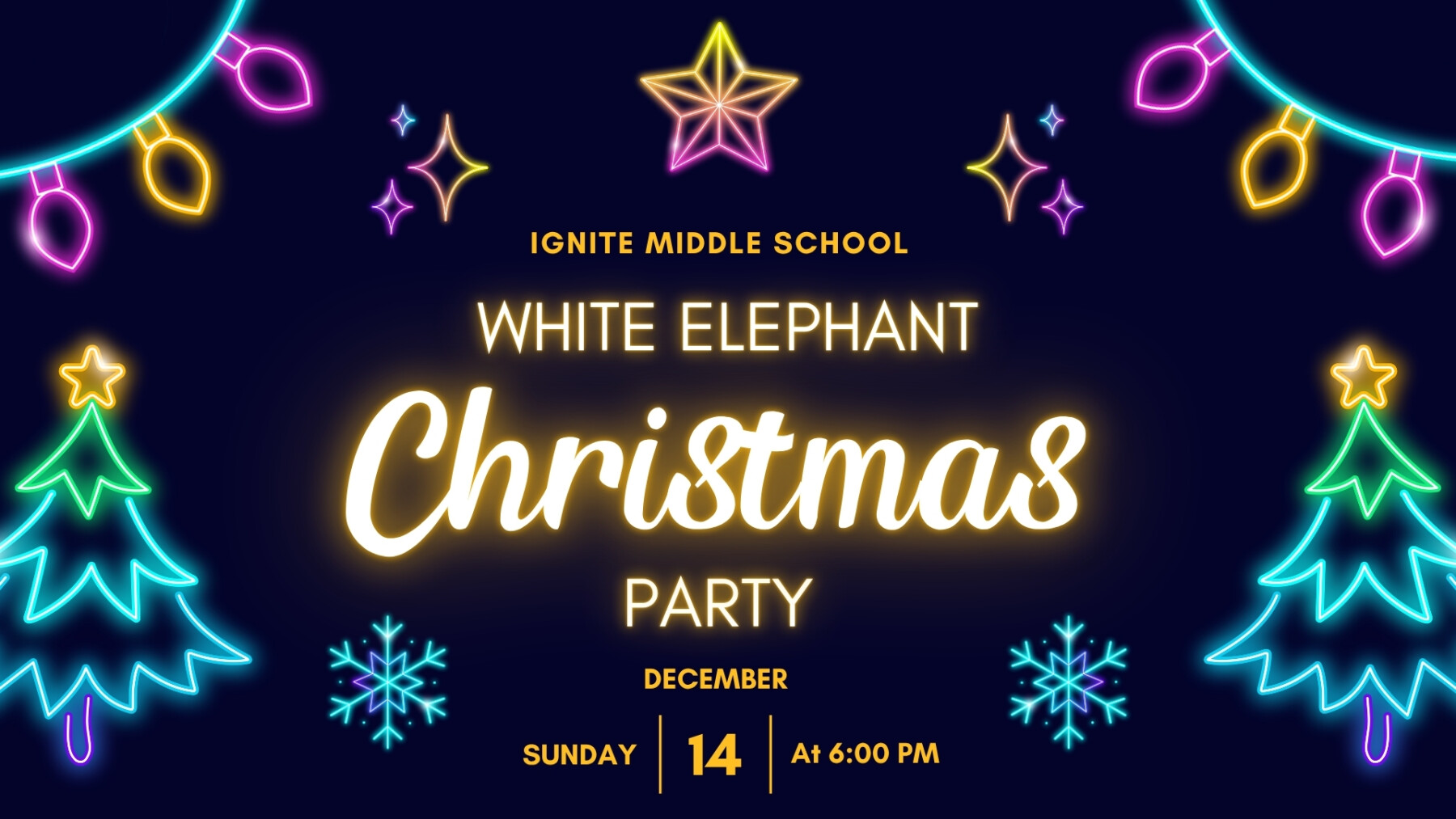 Ignite Middle School White Elephant Christmas Party