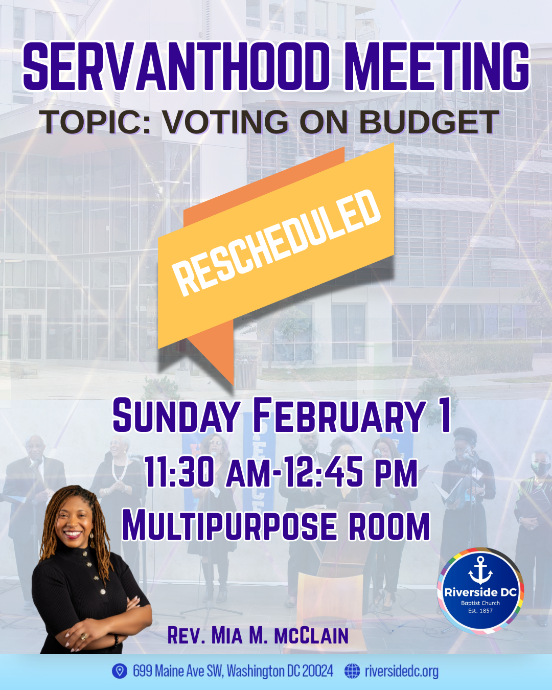 Servanthood Meeting: February 2026