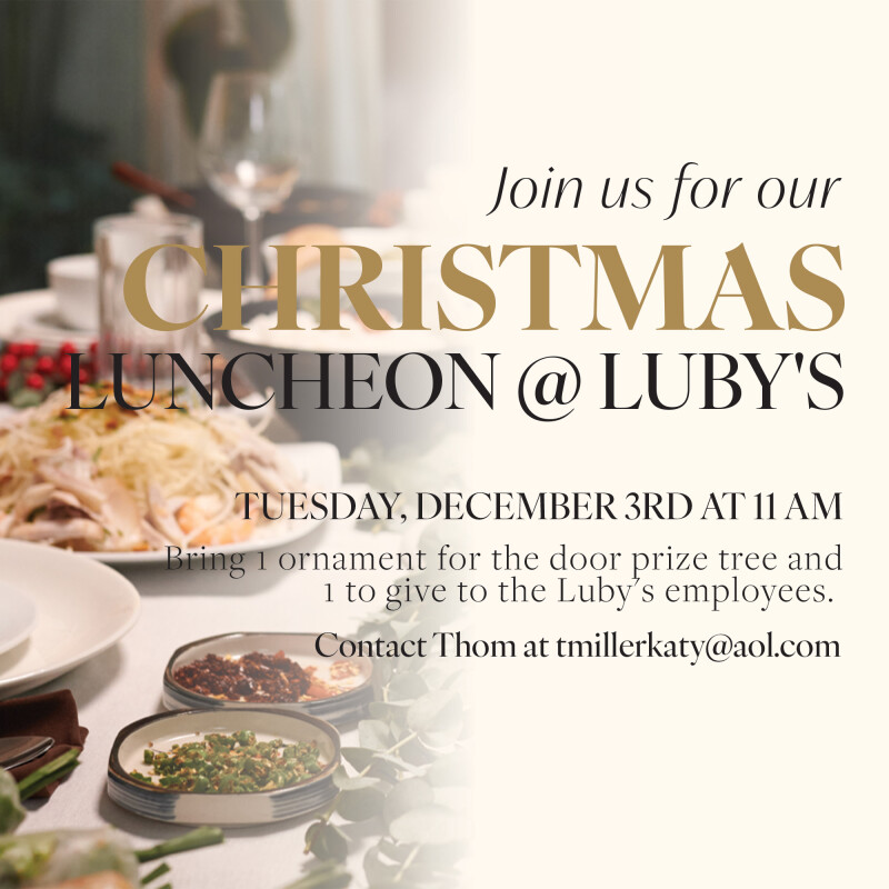 Christmas Luncheon @ Luby's