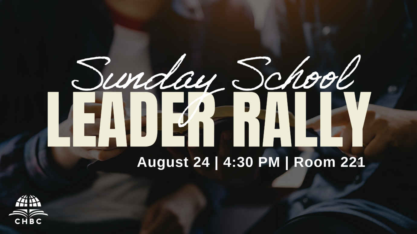 Sunday School Leader Rally
