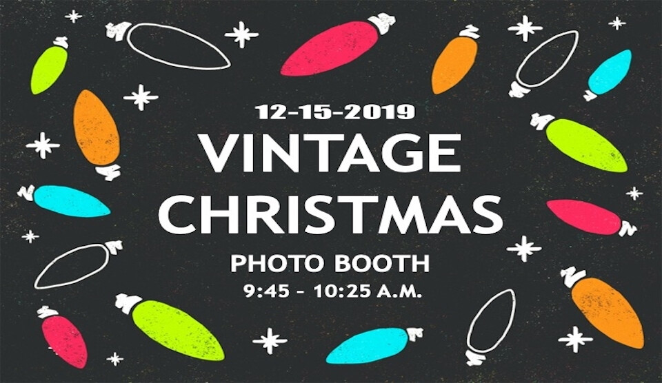 "Vintage" Christmas Photo Booth