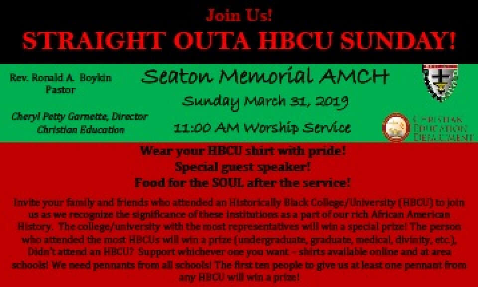 Straight Outa HBCU Sunday Service